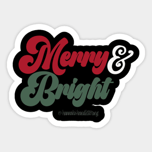 Merry & Bright Sticker